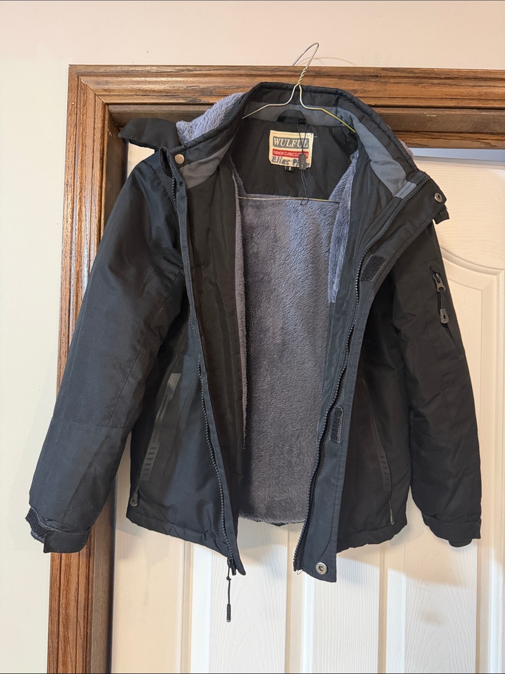 Boys black Insulated Winter Jacket